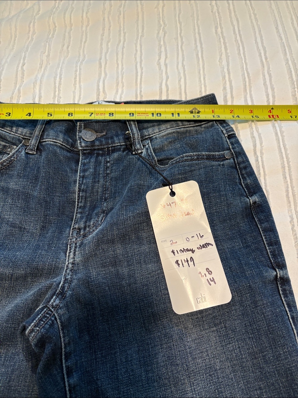 Cabi SoHo Ankle Jeans NWT - Picture 5 of 8
